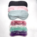 Luxury Natural Silk 16mm/19mm/22mm Relaxing Cooling or Heat Health Pain Relief Deep Sleep Eye Mask with Gel Pads